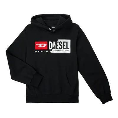 Diesel SGIRKHOODCUTYX OVER girls's Children's Sweatshirt in Black