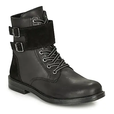 Citrouille et Compagnie LOMENE girls's Children's Mid Boots in Black