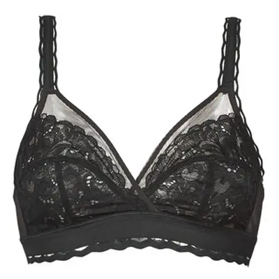 PLAYTEX COEUR CROISE women's Triangle bras and Bralettes in Black