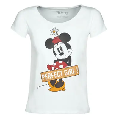 Yurban MINNIE PERFECT GIRL women's T shirt in White