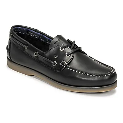 Martinelli HANS men's Boat Shoes in Black