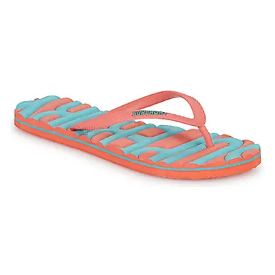 Superdry VINTAGE VEGAN FLIP FLOP women's Flip flops / Sandals (Shoes) in Pink