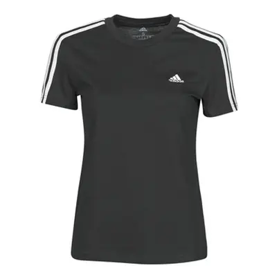 Adidas W 3S T women's T shirt in Black