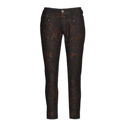 Freeman T.Porter ALEXA CROPPED FUEGO women's Skinny Jeans in Multicolour