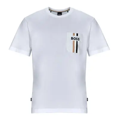 BOSS TESSIN 07 men's T shirt in White