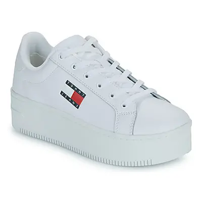 Tommy Jeans TJW FLATFORM ESS women's Shoes (Trainers) in White