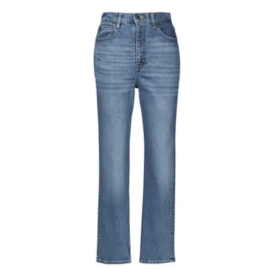 Levis 70S HIGH SLIM STRAIGHT women's Jeans in Blue