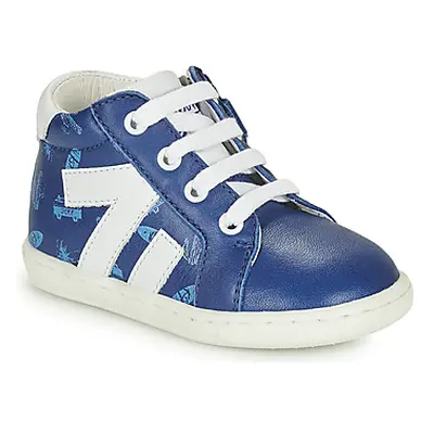 GBB ABOBA boys's Children's Shoes (High-top Trainers) in Blue