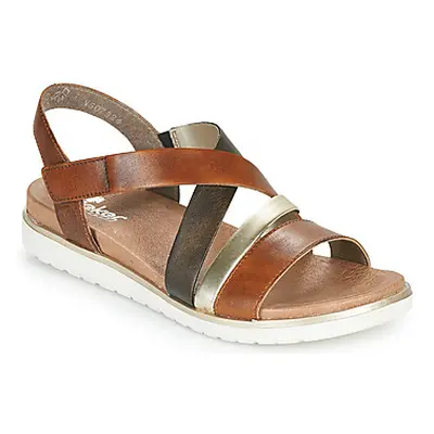 Rieker MARRO women's Sandals in Brown