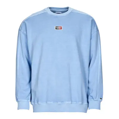 Tommy Jeans TJM SKATER TIMELESS TOMMY CREW men's Sweatshirt in Blue