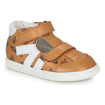 GBB SAMBO boys's Children's Shoes (High-top Trainers) in Brown