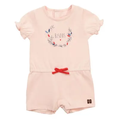 Carrément Beau Y94234-44L girls's Children's Jumpsuit in Pink