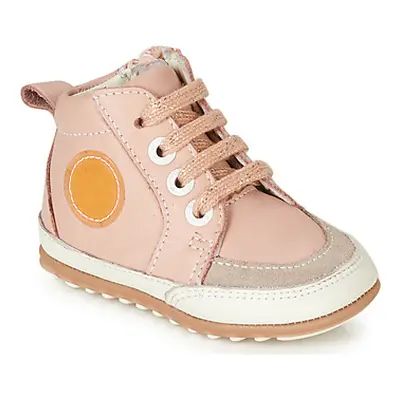 Robeez MIGO girls's Children's Shoes (High-top Trainers) in Pink