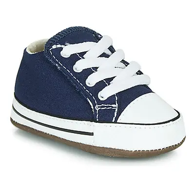 Converse CHUCK TAYLOR FIRST STAR CANVAS HI girls's Children's Shoes (High-top Trainers) in Blue