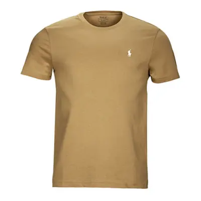 Polo Ralph Lauren T-SHIRT AJUSTE EN COTON men's T shirt in Beige