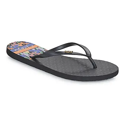 Roxy VIVA PRINTED women's Flip flops / Sandals (Shoes) in Black