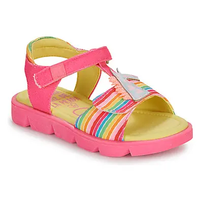 Agatha Ruiz de la Prada SANDALIA UNICORNIO girls's Children's Sandals in Multicolour