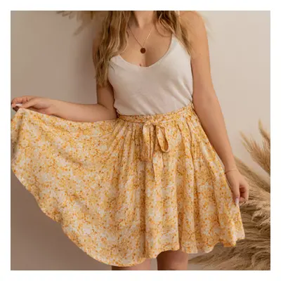 Céleste EGLANTINE women's Skirt in Yellow