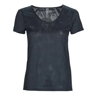 Only Play ONPJUE V-NECK SS TRAIN TEE women's T shirt in Marine