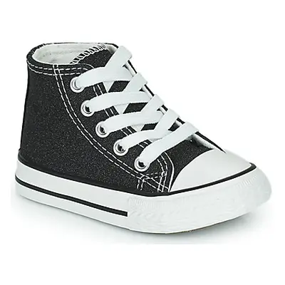 Citrouille et Compagnie OUTIL girls's Children's Shoes (High-top Trainers) in Black