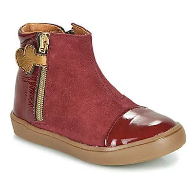 GBB OKITA girls's Children's Mid Boots in Bordeaux