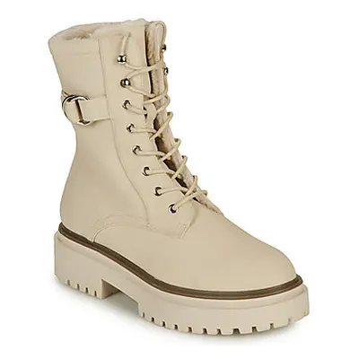 Moony Mood NEW07 women's Mid Boots in Beige