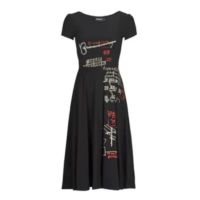 Desigual BROADWAY ROAD women's Long Dress in Black