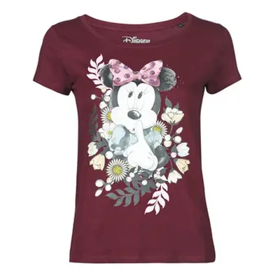 Yurban OHJAVE women's T shirt in Bordeaux