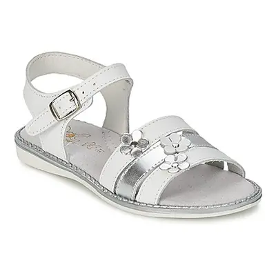 Citrouille et Compagnie KATAGUE girls's Children's Sandals in White