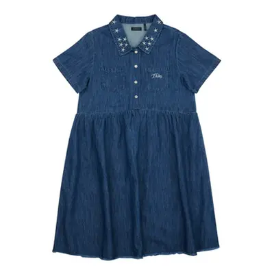 Ikks XW30182 girls's Children's dress in Blue