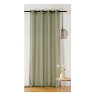 Linder ETAMINE GIVREE 's Sheer curtains in Kaki