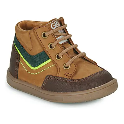 GBB MIRAGE boys's Children's Shoes (High-top Trainers) in Brown