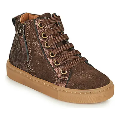 GBB FIONA girls's Children's Shoes (High-top Trainers) in Brown