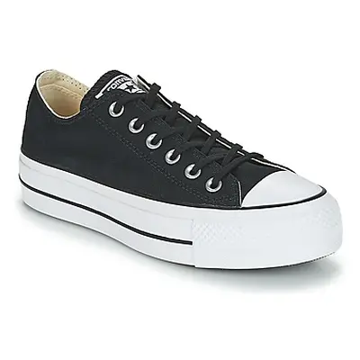 Converse Chuck Taylor All Star Lift Clean Ox Core Canvas women's Shoes (Trainers) in Black