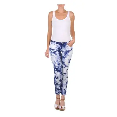 Cimarron CLARA TIE DYE women's Cropped trousers in Blue