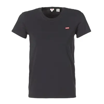 Levis PERFECT TEE women's T shirt in Black