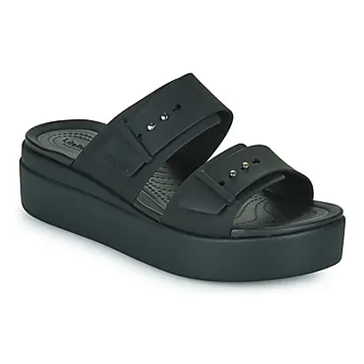 Crocs CROCS BROOKLYN SANDAL LOWWDG W women's Mules / Casual Shoes in Black