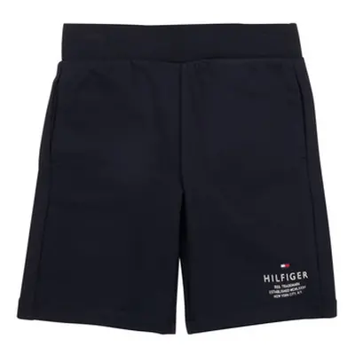 Tommy Hilfiger TH LOGO SWEATSHORTS boys's Children's shorts in Marine