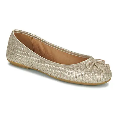 Geox D PALMARIA women's Shoes (Pumps / Ballerinas) in Gold