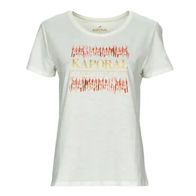 Kaporal JEMA ESSENTIEL women's T shirt in White