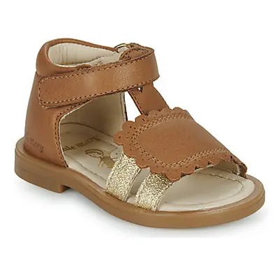 Little Mary CIDONIE girls's Children's Sandals in Brown