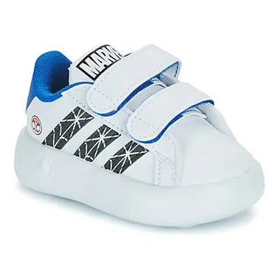 Adidas GRAND COURT SPIDER-MAN CF I boys's Children's Shoes (Trainers) in White