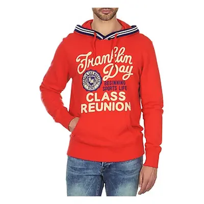 Franklin & Marshall GOSFORD men's Sweatshirt in Red