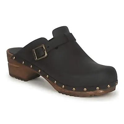 Sanita KRISTEL OPEN women's Clogs (Shoes) in Black