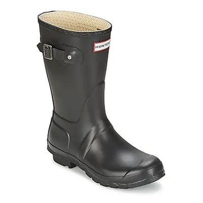 Hunter Women's Original Short women's Wellington Boots in Black