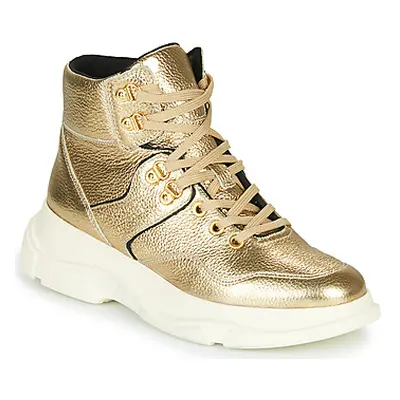 Geox MACAONE women's Low Ankle Boots in Gold