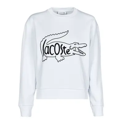 Lacoste SFORZA women's Sweatshirt in White