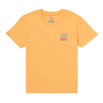 Vans VANS X CRAYOLA CREW girls's Children's T shirt in Yellow