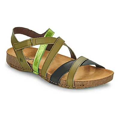 Art I BREATHE women's Sandals in Green