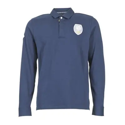 Serge Blanco ECUSSON COQ men's Polo shirt in Blue